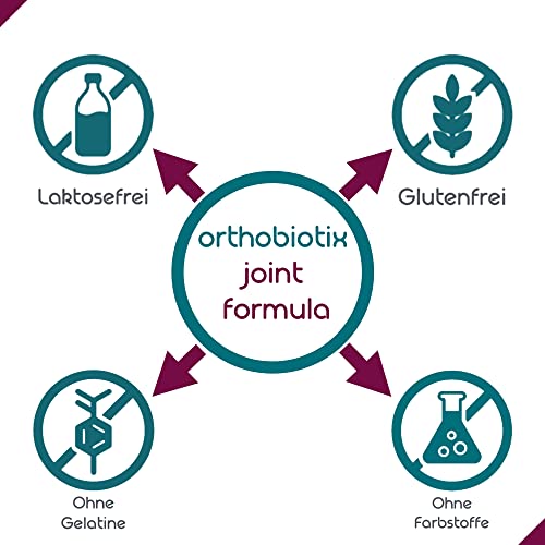 orthobiotix joint formula - mit Glucosamin, Chondroitin, MSM, Hyaluronsäure und 10 weiteren Nährstoffen - 90 Kapseln hochdosiert