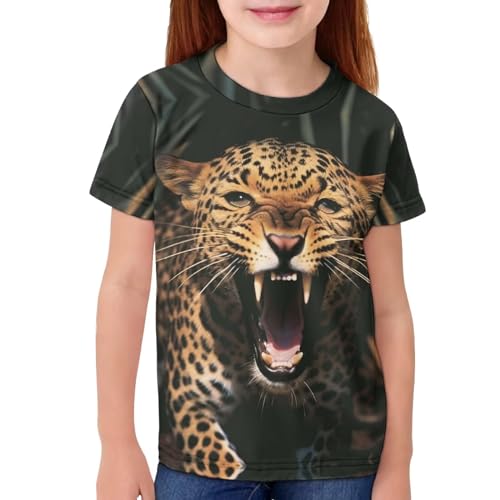 Xhuibop Kids T Shirts for Boys Size 3-16 Girls Short Sleeve Sportswear Active Tops4