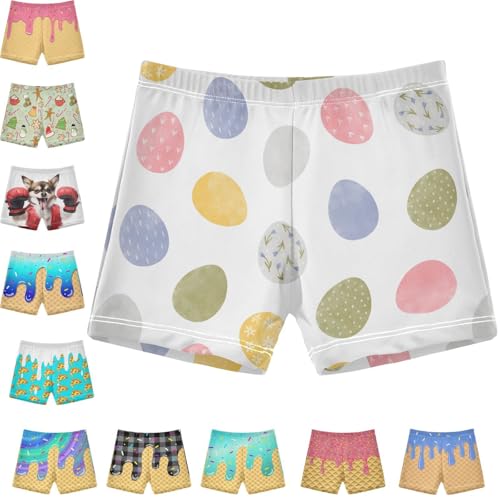 Boys Swim Trunks Quick Dry Kids Bathing Suit Spring Cute Easter Egg Toddler Swim Shorts Boardshorts Swimwear 3t