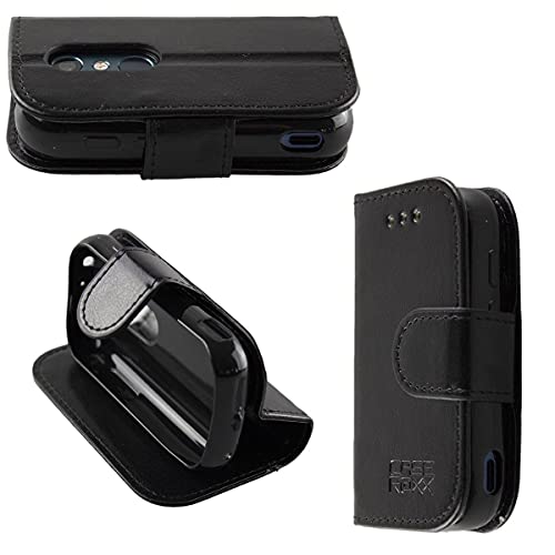 caseroxx Bookstyle-Case for Unihertz Jelly 2, Cover, faux leather, black, Card Slots & Magnetic Closure