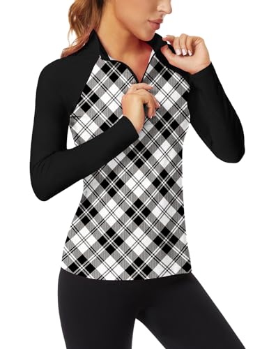 Image of Soneven Women's Sleeveless Golf Top Floral Athletic Golf Wear Moisture Wicking Sleeveless Polo Quick Dry