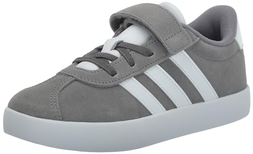 Image of adidas Kids' VL Court 3.0 Elastic Lace & Strap Shoe