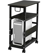 Amazon.co.jp: パソコンワゴン pcワゴン キャスター付き デスク 3段