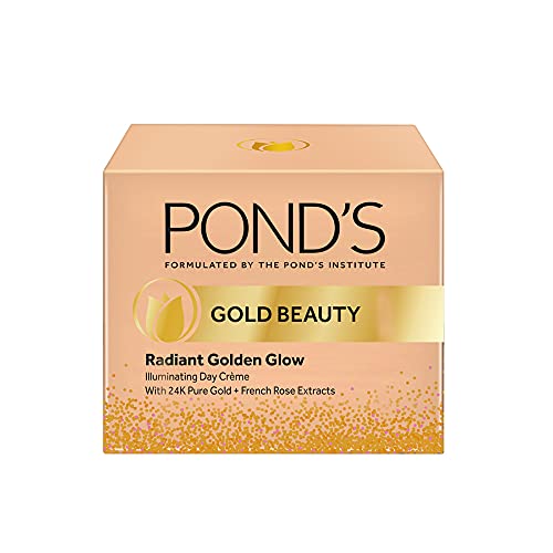Image of Pond's Bright Beauty Spot-less Glow Serum, Infused with Hyaluronic Acid, Vitamin B3, Gluta-Boost-C, 30ml & Pond's Gold Beauty Day Cream 35 g
