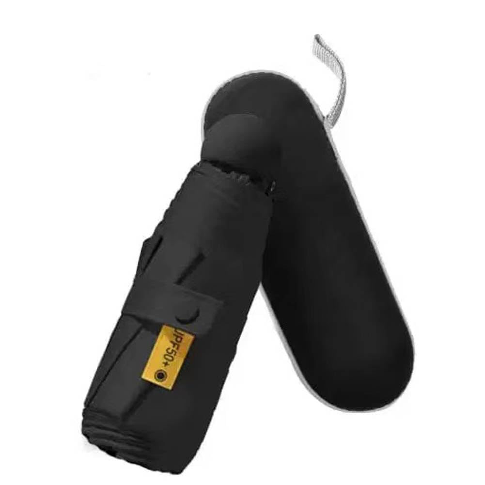 Gxybb Compact Travel Umbrella for Rain & Sun - UV Protection, Windproof, Lightweight Folding Portable Mini Umbrella for Women, Kids, and Travel (7.5"