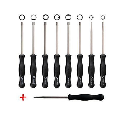 9 Piece Carburetor Adjustment Tool, Carb Adjusting Turn-Up Screwdriver Tool Kit for 2 Cycle Small Engine of Chainsaw Weed eater Blower Trimmer etc