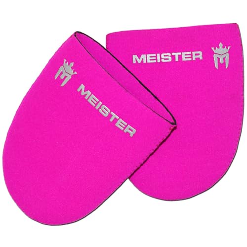 Meister 2.5 mm Thermal Neoprene Toe Warmer Booties for Cycling Running Hiking & Ice Baths (Pair) - Pink