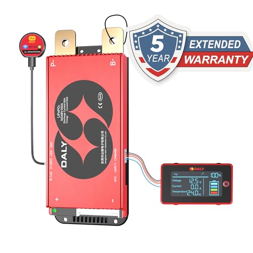 DALY BMS 48V 16S 150A Display - Smart BMS with 3 Inch LCD Screen WiFi Bluetooth Module Supports RS485 CAN for 48V LiFePO4 Golf Carts Electric Outboard Motors Solar Energy Power Systems2