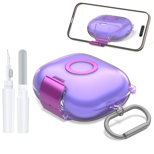 Beats Powerbeats Pro 2�p�P�[�X �g�ѓd�b�X�^���h�t�� �\�t�g�N���ATPU�ϏՌ��ی�P�[�X �J�o�[ Beats Powerbeats Pro 2�A�N�Z�T���[�p �N���[�j���O�L�b�g&�L�[�`�F�[���t�� (�N���A�p�[�v��)