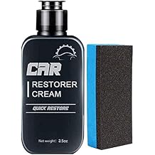 Best Car Restorer Cream, Auto Leather & Plastic Refurbishment Paste, Car Retreading Agent Plastic Repair, Renovated Coating Paste Maintenance Agent, Restores Faded and Dull Plastic and Rubber 1pcs