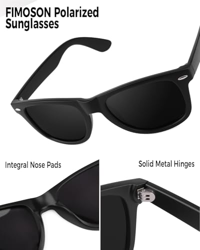 Sunglasses Men Polarized Sunglasses for Men and Women, Retro Sun Glasses Driving Fishing UV Protection4