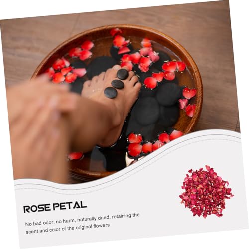 Pétalos de rosa secos naturales 250g para manualidades miniatura 7