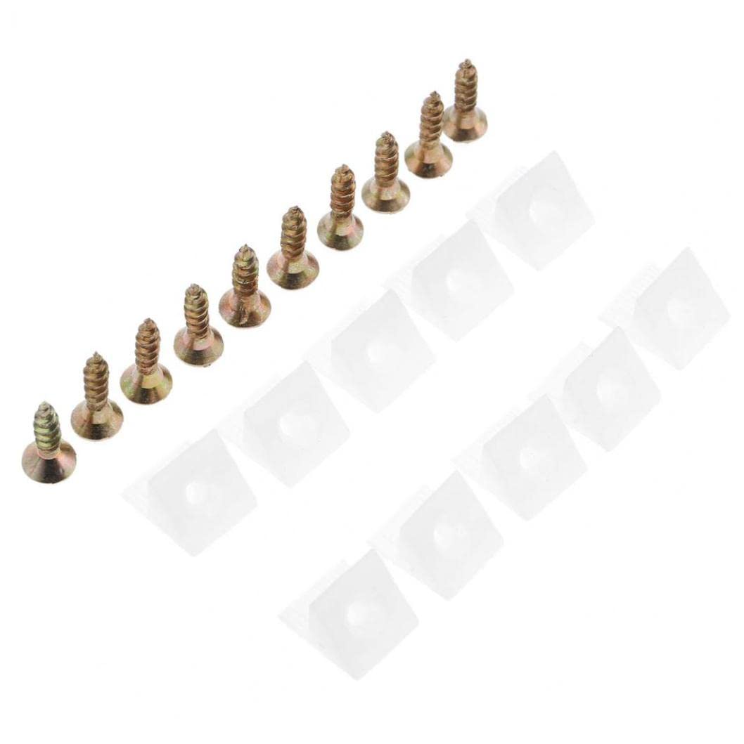 Pinicecore White 50Pieces/Set 45 Degree Angle Plastic Corner Bracket Block For Drawer Bottom Sagging Repair Fixing Wedges Furniture Back Panel