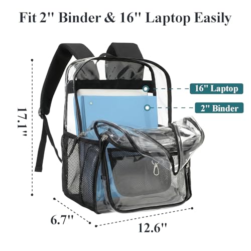 PACKISM Heavy Duty Clear Backpack