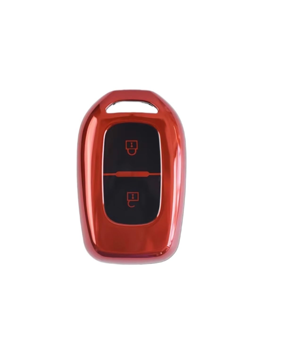 Coque de clé Renault Kwid Sandero Duster rose 2 boutons - 2