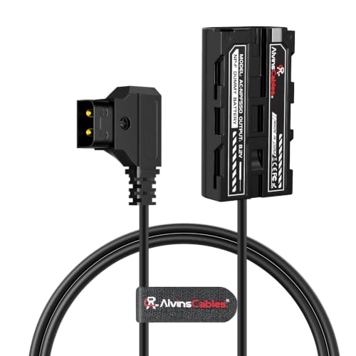 Amazon | Alvin's Cables NP-F550 ダミーバッテリー to D-Tap 電源