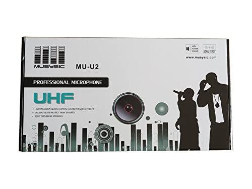 Musysic U2Hh 2-Channel Professional Uhf Handheld Wireless Microphone System (Fcc Compliance) #TOP2