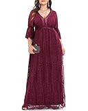 Women Plus Size Maroon Wedding Guest Maxi Brides Long Bohemian Prom Photoshoot Bridesmaid Country Bride Tulle Chic Dress