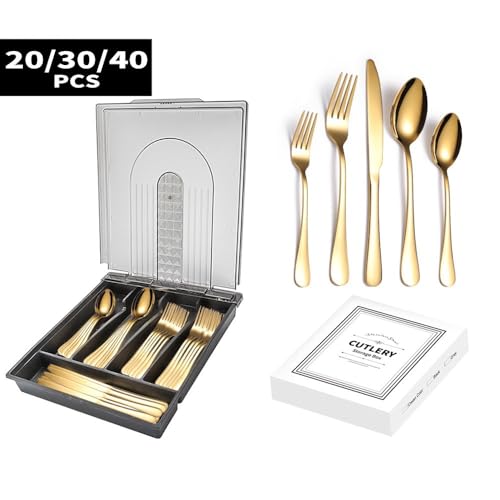 Set Cubiertos Cocina 40 Piezas Acero Inoxidable miniatura 2