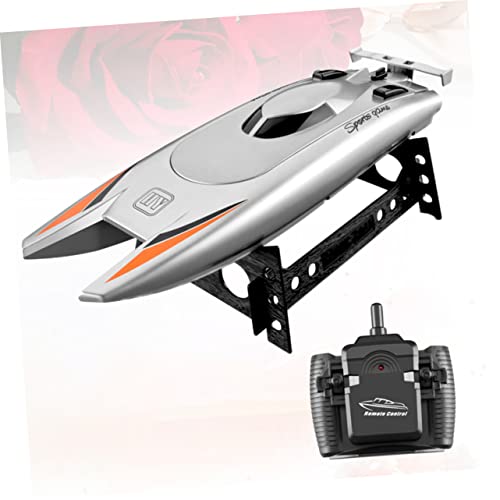 ibasenice 1 Conjunto Barcos Rc Para Crianças Alto Navio Rc De Brinquedo Rc Elétrico Rc Filho Lancha