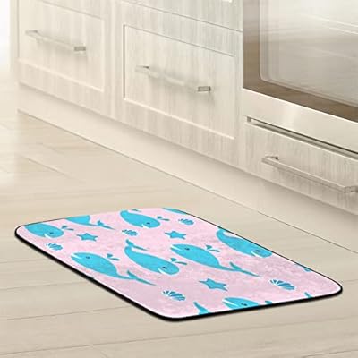 Door Mat Durable Absorbent Door Mats Indoor Whale Ocean Welcome Mats Outdoor Doormats Non-Slip Entryway Rug for Home… 41indE314jL. SS400