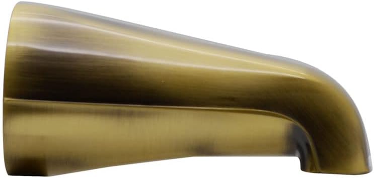 Westbrass E531-1F-06 5-1/4" Standard Front Connection Tub Spout, Antique Brass