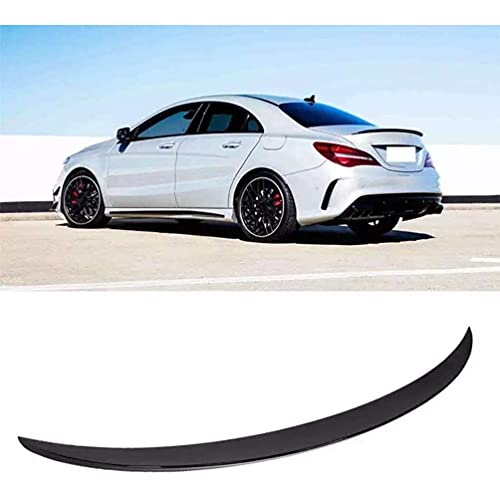 Coche Alerón Trasero para Mercedes Benz CLA-Class C117 Coupe CLA45 2013-2021,ABS Puerta Trasera Ventana Parabrisas Labios Trunk Wing Tail Tapa Embellecedores Accesorios carrocería modificación Piezas Cover