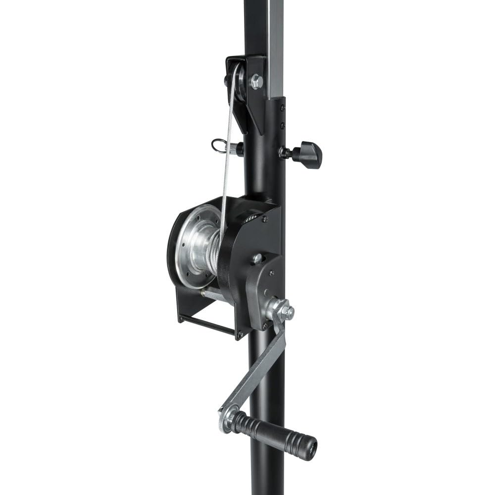 Ah stands swu400t Wind Up manovella treppiede con Traverse Nero