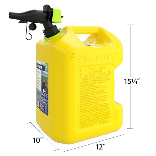 Scepter 5G Gas Can with Spill Proof SmartControl Spout
