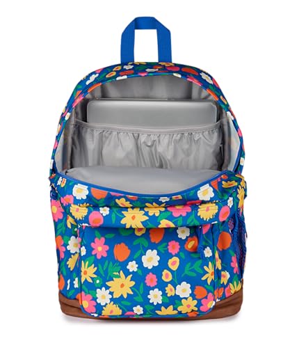 Image of JanSport Cool Backpack with 15-inch Laptop Sleeve, Large Computer Bag Rucksack with 2 Compartments, Ergonomic Straps, Flower Market