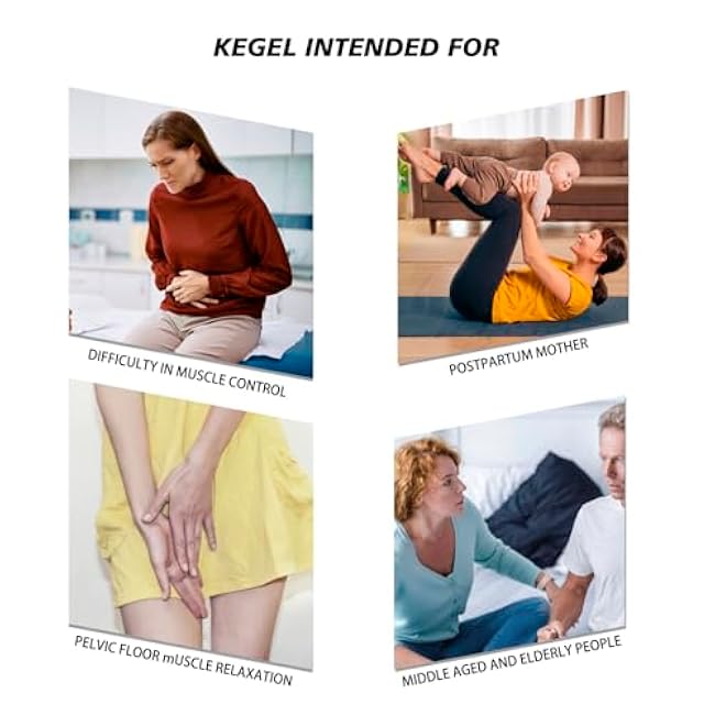 Kegel Exerciser for Tightening&Strengthening Muscle Control Training, Suitable for Both Men and Women, Muscle Endurance Recovery and Relaxation, Hip Muscle Strength Training
