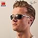 Ray-Ban RB3498 Rectangle Shaped Non-Polarized Sunglasses for Men – Includes Official RAYBAN Eyewear Kit – Ideal Formal & Casual Wear Sunglasses – G-15 Green Lens