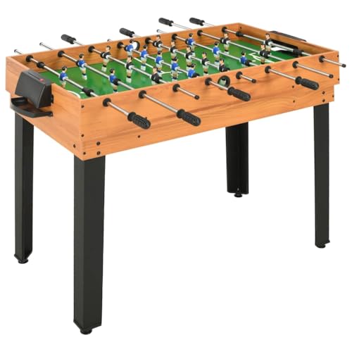 vidaXL Multigame Spieletisch 15-in-1 Tischfußball Kicker Billard Hockey Spieltisch Tischtennis Multifunktion Spiele 121x61x82cm Ahorn – Bild 3