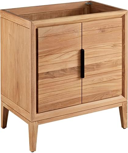 Signature Hardware 456342 Aliso 30" Wide Teak Single Vanity Cabinet