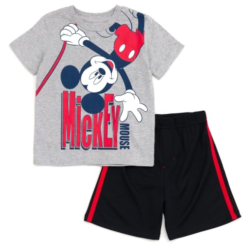 Image of Disney Mickey Mouse T-Shirt and Shorts Outfit Set Infant to Big Kid Sizes (12 Months - 12)