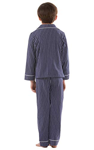 Pajamagram Pajamas For Kids - Boys Pajamas Size 10, Navy Stripe, 10 #TOP2