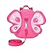 EPLAZA Toddler Walking Safety Butterfly Belt Backpack with Leash Child Kid Harness Strap Bag (rose red backpack)