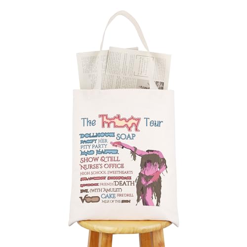 Bolso tipo tote American Singer inspirado en conciertos y álbumes de cantantes, regalo personalizado con memoria física miniatura 1