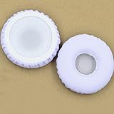 Defean - Almohadillas de Repuesto para Auriculares Sony DR-BTN200 Sony BTN200 Sony BTN 200 (inalámbrico), Color Blanco y Negro