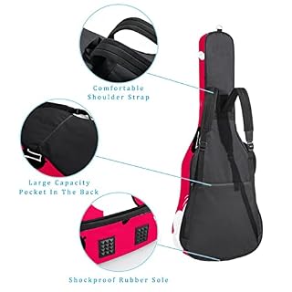 Housse de sac de guitare épaisse avec rembourrage en éponge imperméable pour guitare acoustique électrique basse… - Les Beatles, Paul McCartney, John Lennon, RIngo Starr, George Harrison Housse de sac de guitare épaisse avec rembourrage en éponge imperméable pour guitare acoustique électrique basse… – Image 3