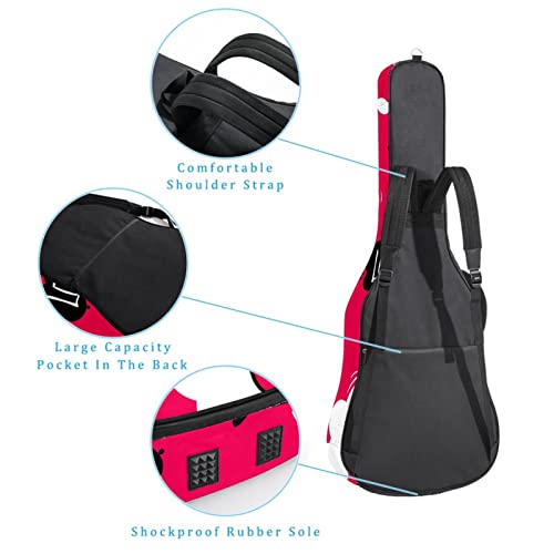 Housse de sac de guitare épaisse avec rembourrage en éponge imperméable pour guitare acoustique électrique basse… - Les Beatles, Paul McCartney, John Lennon, RIngo Starr, George Harrison Housse de sac de guitare épaisse avec rembourrage en éponge imperméable pour guitare acoustique électrique basse… – Image 4