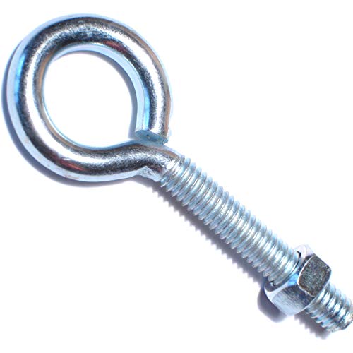 Image of 014973239916 Eye Bolts with Nuts, 5 /16-18 x 3-1 /4, Piece 8 Count(Pack of 1)