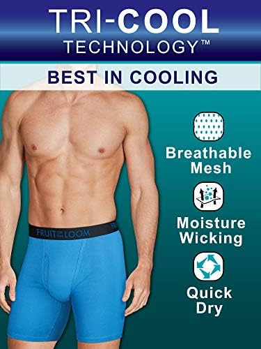image for Fruit of the Loom Men's Underwear Briefs, Tag Free & Moisture Wicking,