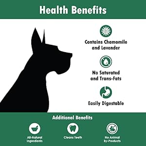 BONIES Natural Calming Formula Regular-Sized Single Bone for Dogs Over 50 LBS - Natural Dog Treats - Healthy Teeth & Fresh Breath - Low Calories - Chicken Flavor - 1 Bone BONIES Natural Calming Formula Regular-Sized Single Bone for Dogs Over 50 LBS – Natural Dog Treats – Healthy Teeth & Fresh Breath – Low Calories – Chicken Flavor – 1 Bone