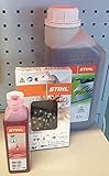  AGR Stihl - Kit de repuesto para motosierra MS170 cadena + aceite mezcla + aceite cadena