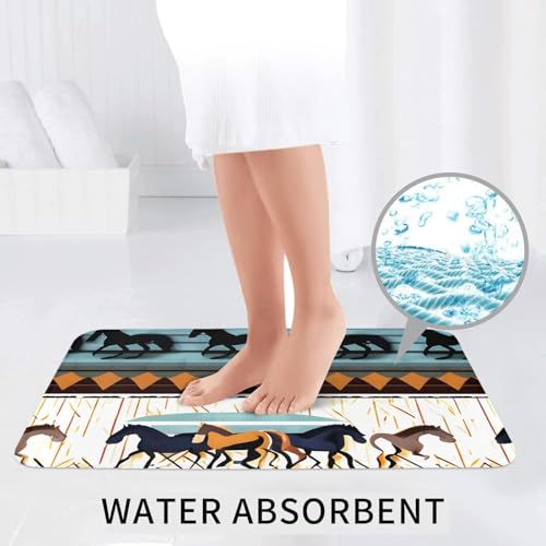Tapis de salle de bain avec motif à rayures ensemble de 3 pièces