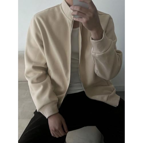 Image of PROSHARX Old Money Stand Up Collar Sweatshirt Zip-Up | Premium Comfort, Timeless & Aesthetic Style