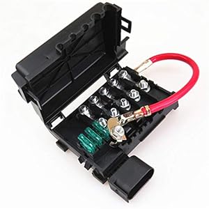 1J0 937 550 A Autobatterie Sicherungskasten,MoreChioce Sicherungskasten Akku Terminal Batteriepolsicherung Blockhalter Batterieklemme Zubehör Kompatibel mit BoraGolf 4 1998-2005