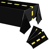 Remagr Construction Birthday Party Tablecloth Dump Truck Birthday Table Covers for Kids Boys Birthda