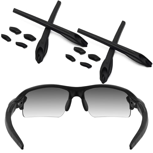 Image of ToughAsNails Replacement Rubber Kits Ear Socks and Nose Pads for Oakley Flak 2.0 XL OO9188 /Flak 2.0 OO9295 Sunglasses